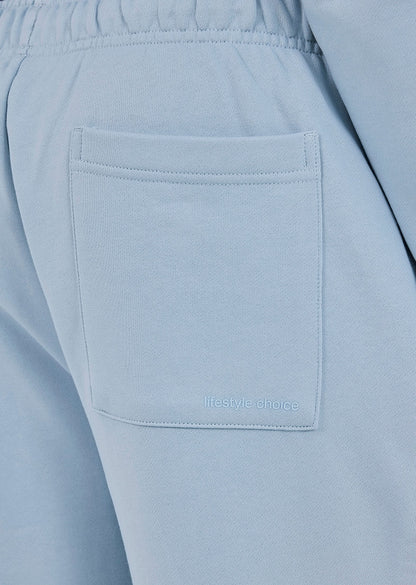 Oversized Unisex Sweat Pants Blue Mist