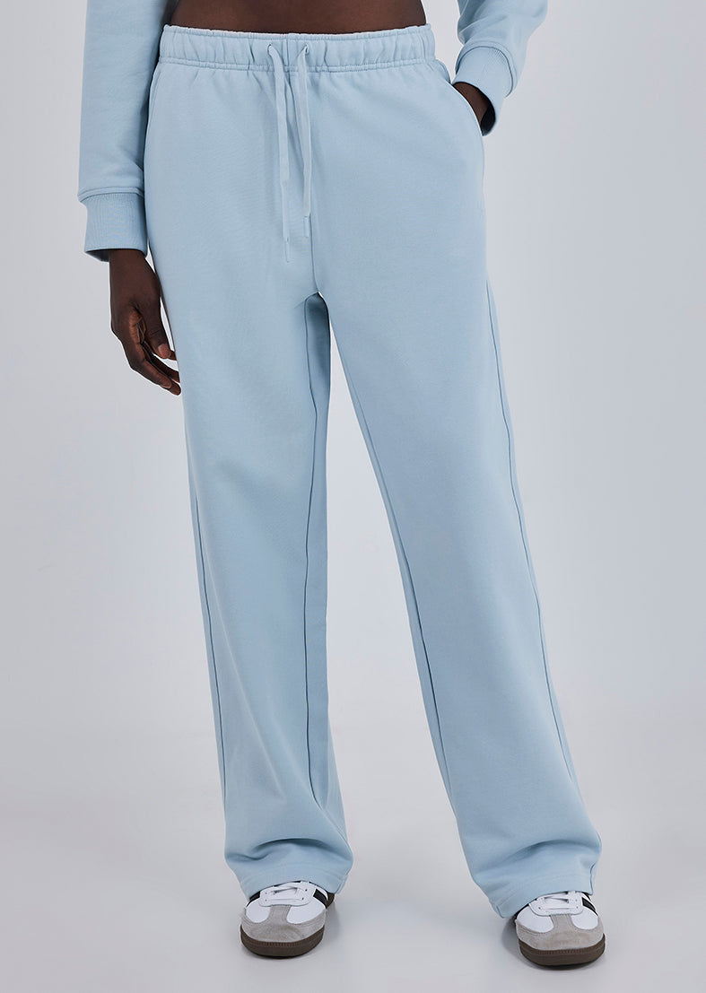 Oversized Unisex Sweat Pants Blue Mist