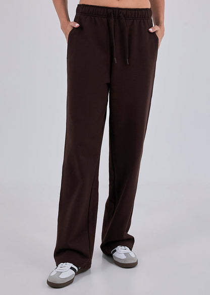Oversized Unisex Sweat Pants Dark Cocoa