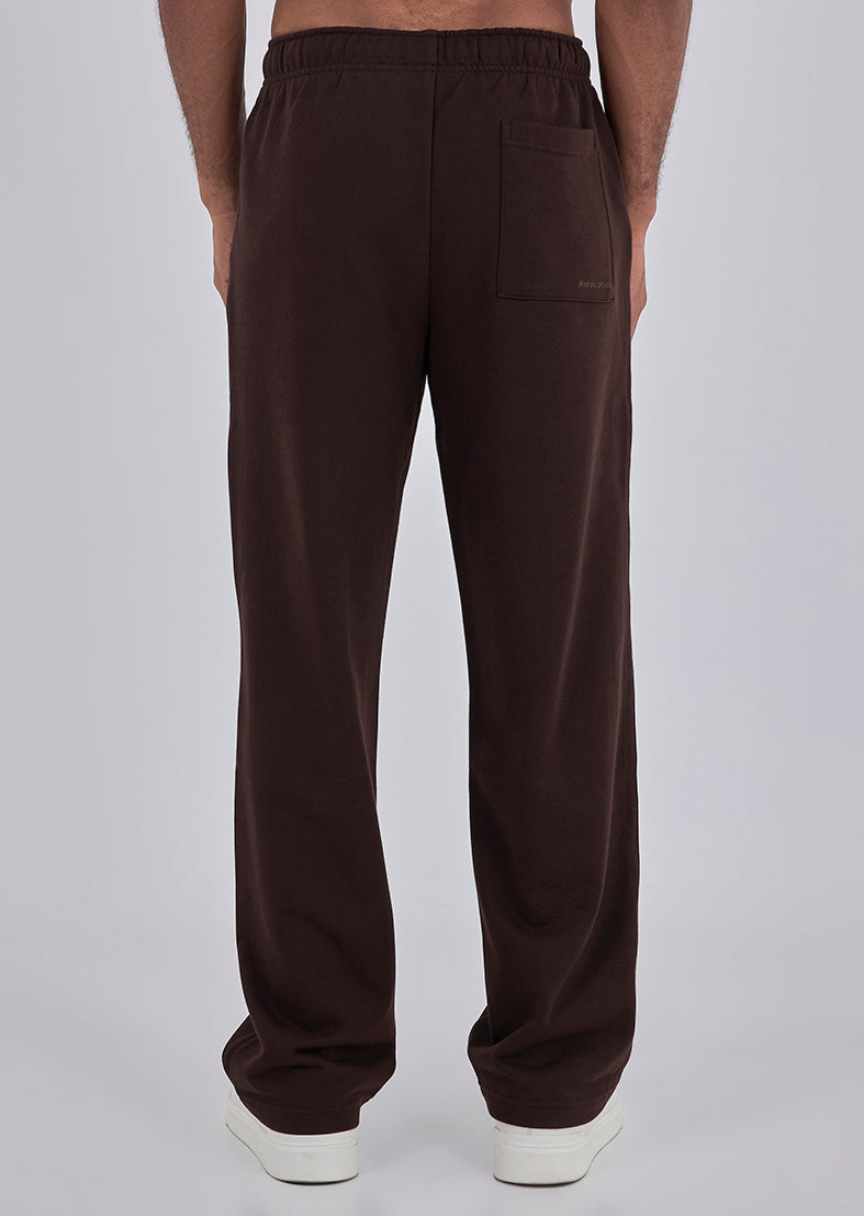Oversized Unisex Sweat Pants Dark Cocoa