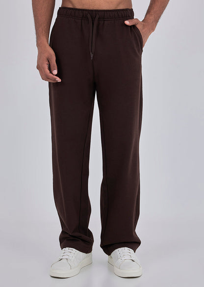 Oversized Unisex Sweat Pants Dark Cocoa