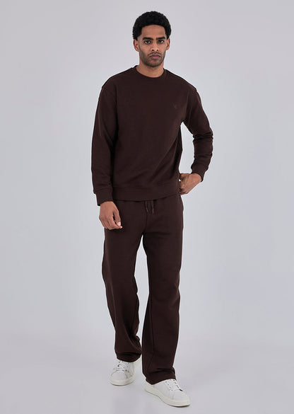 Oversized Unisex Sweat Pants Dark Cocoa