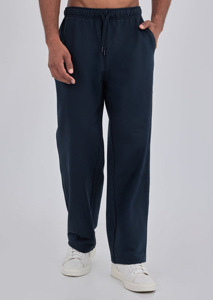 Oversized Unisex Sweat Pants Navy Pewter