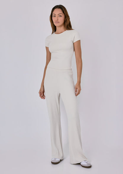 Women's Cap Sleeve Top Bone