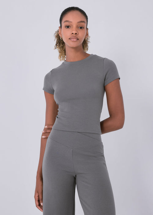 Women's Tee Pebble Grey
