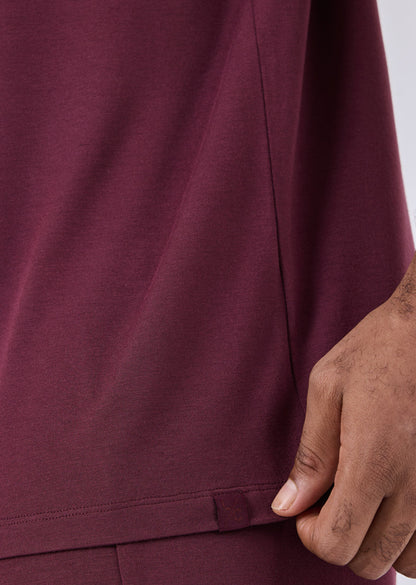 Men's Top Dark Burgundy