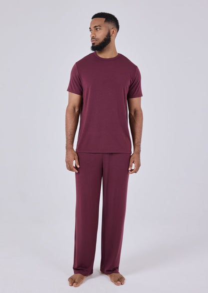Men's Top Dark Burgundy