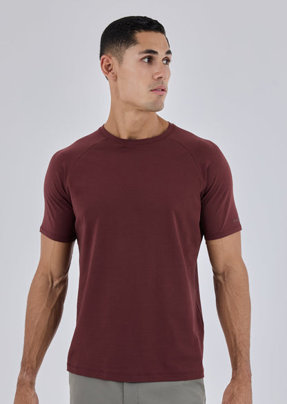 Men's Tee Dark Burgundy