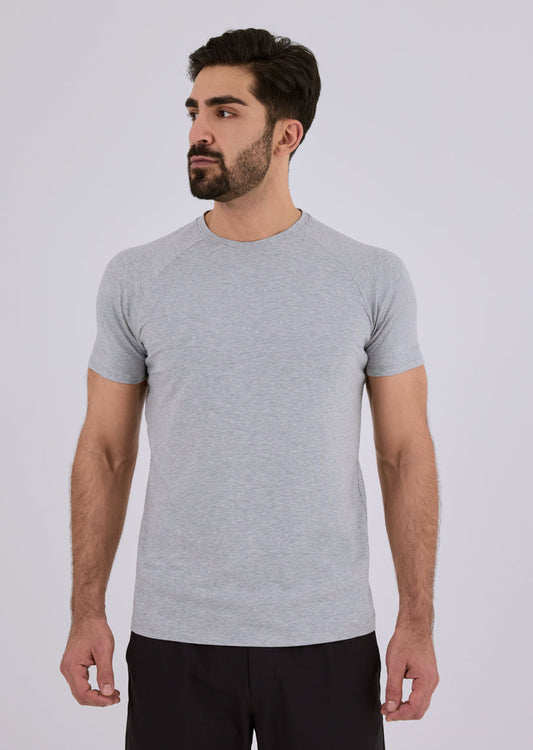Mens Essential Tee Greymarl