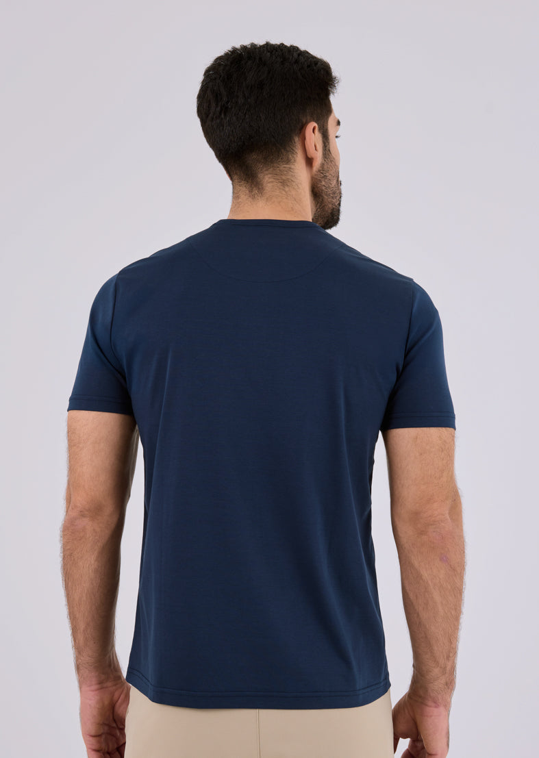 Men's Mercerised Tee Dark navy