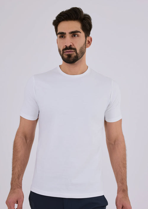 Men's Mercerised Tee Ivory