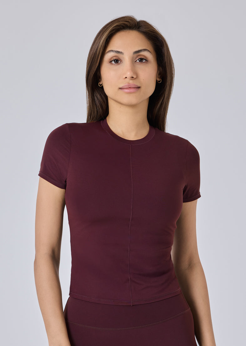 Women's Tee Dark Burgundy