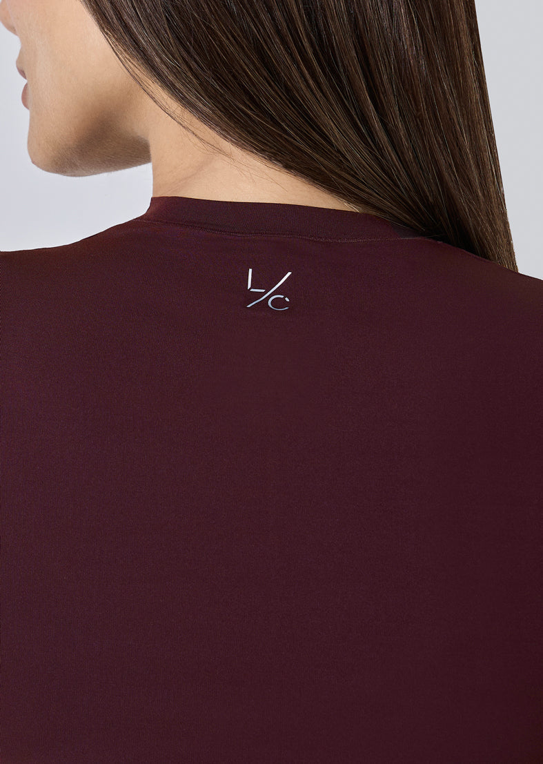 Women's Tee Dark Burgundy