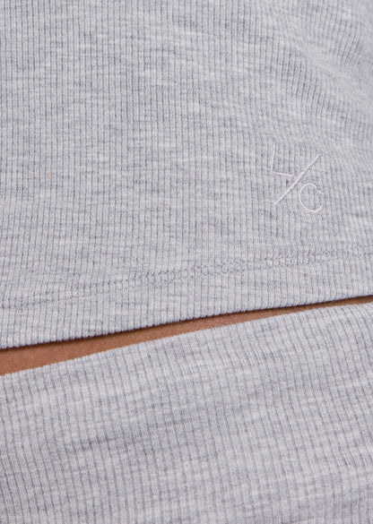 Women's V-Neck Cardigan Grey Marl