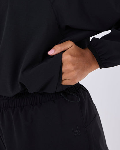 Women's Half-Zip Jacket Black Onyx