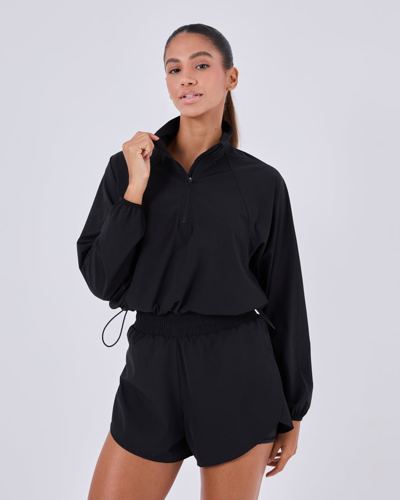 Women's Half-Zip Jacket Black Onyx