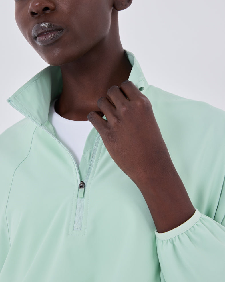Women's Half-Zip Jacket Fresh Mint