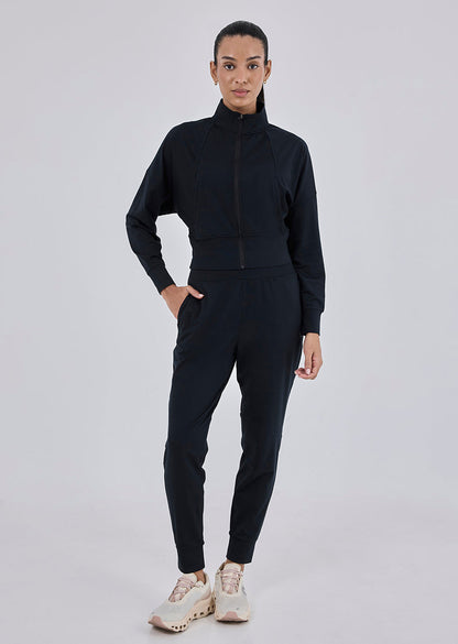 Women's Zip Up Black