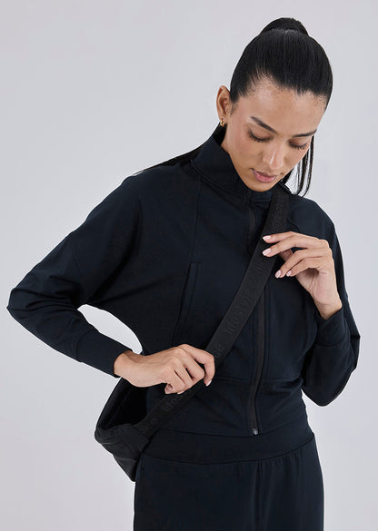 Women's Zip Up Black