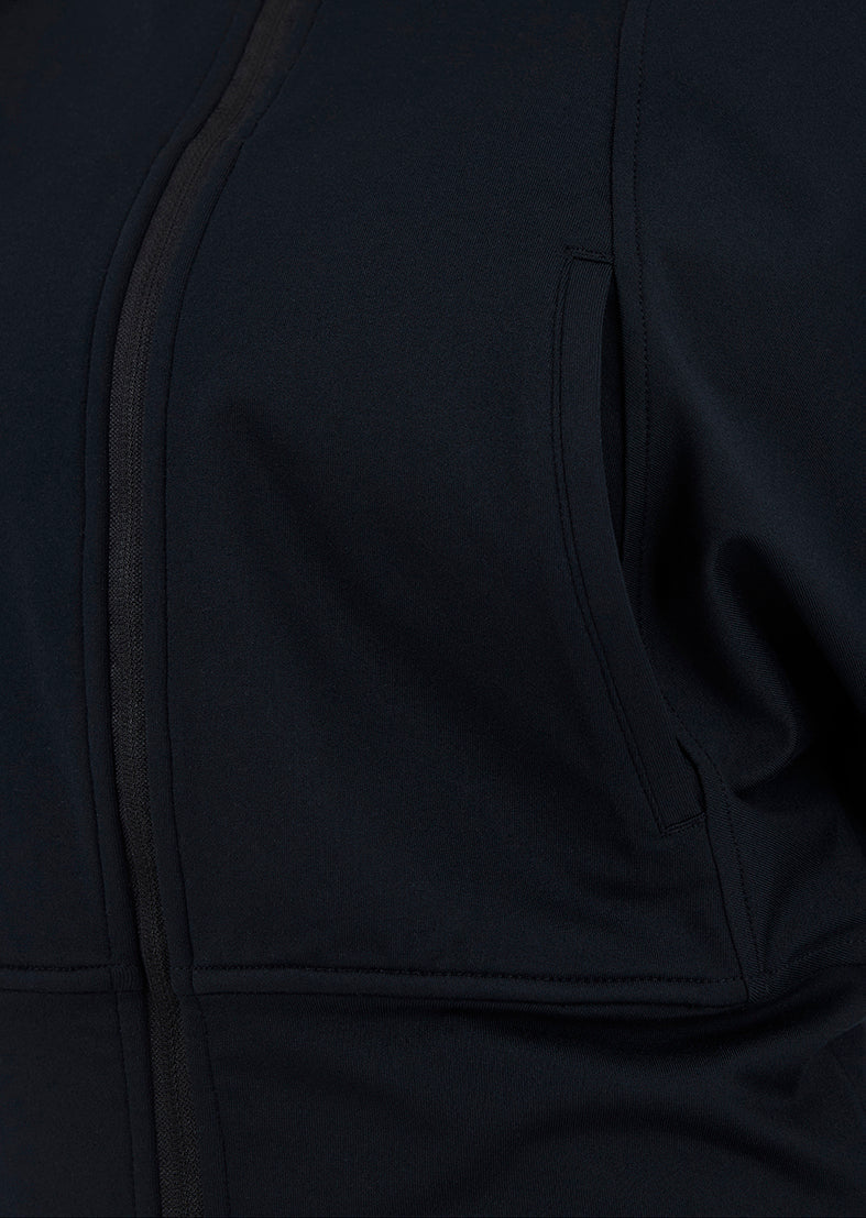 Women's Zip Up Black