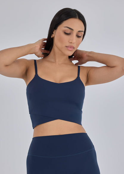 Women's Wrap Cami Top Dark Navy