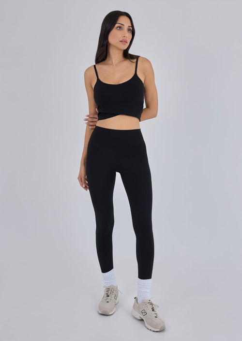 Women's Wrap Cami Top Black