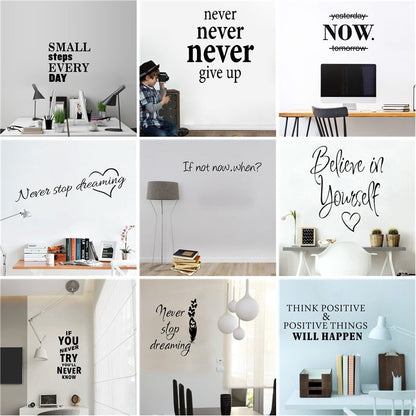 Motivational Quote Decal